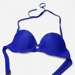 Xhilaration Blue Bikini Top Swimwear